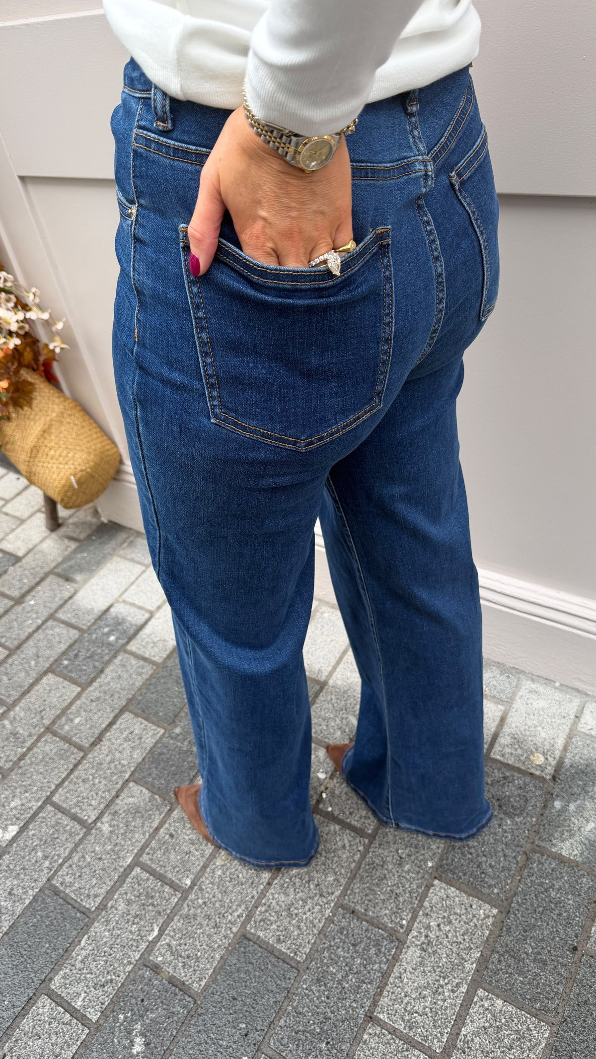 Cilla Blue Straight leg Jeans