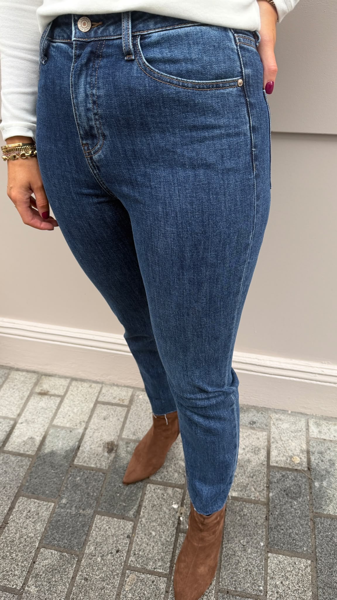 Ellie Straight Leg-by Lily's Jeans Edit Light Blue