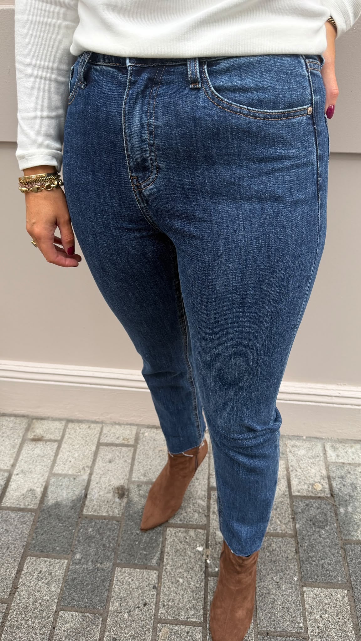 Ellie Straight Leg-by Lily's Jeans Edit Light Blue
