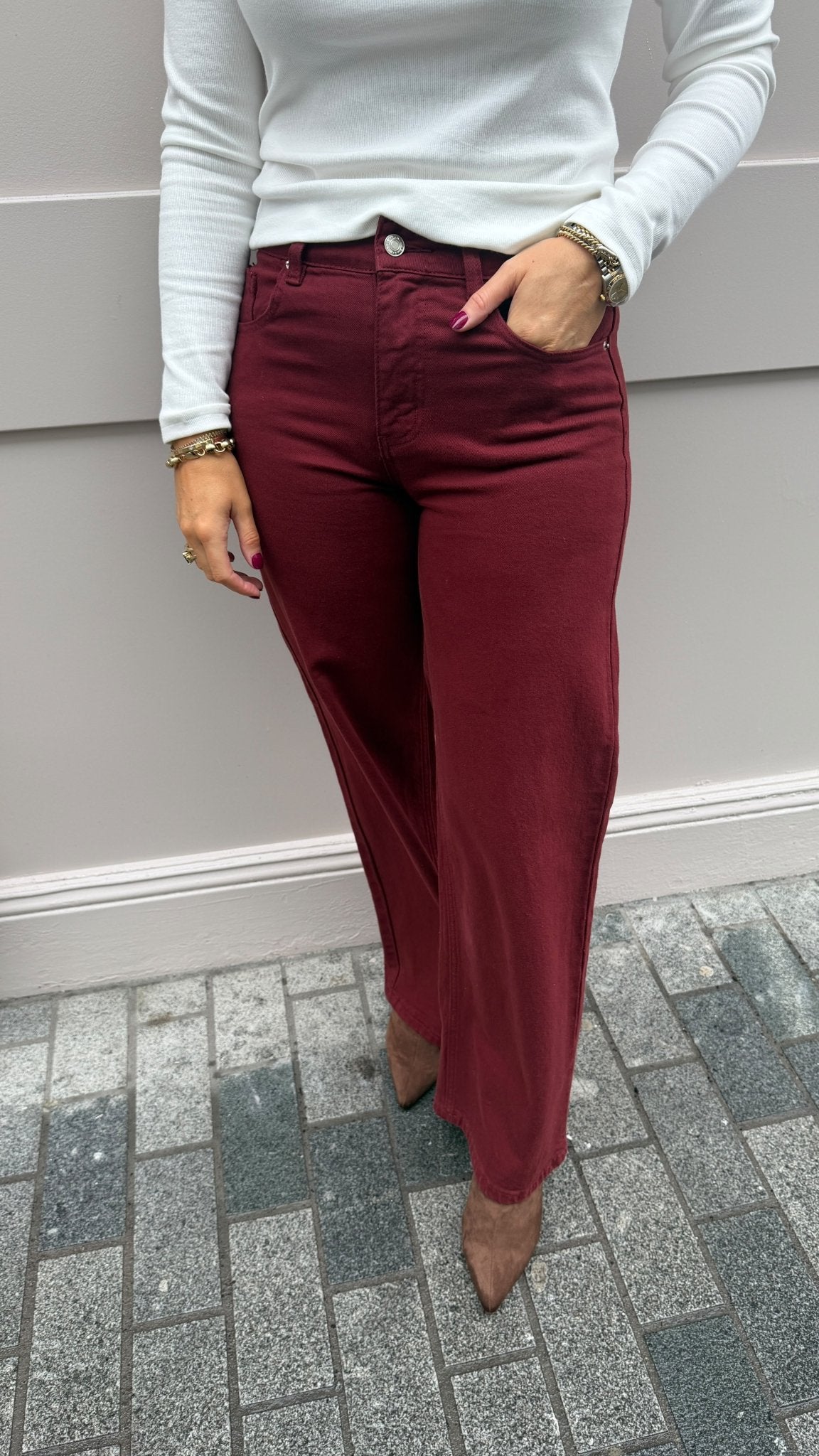 Becka Wide Leg Jeans - Lily's Boutique