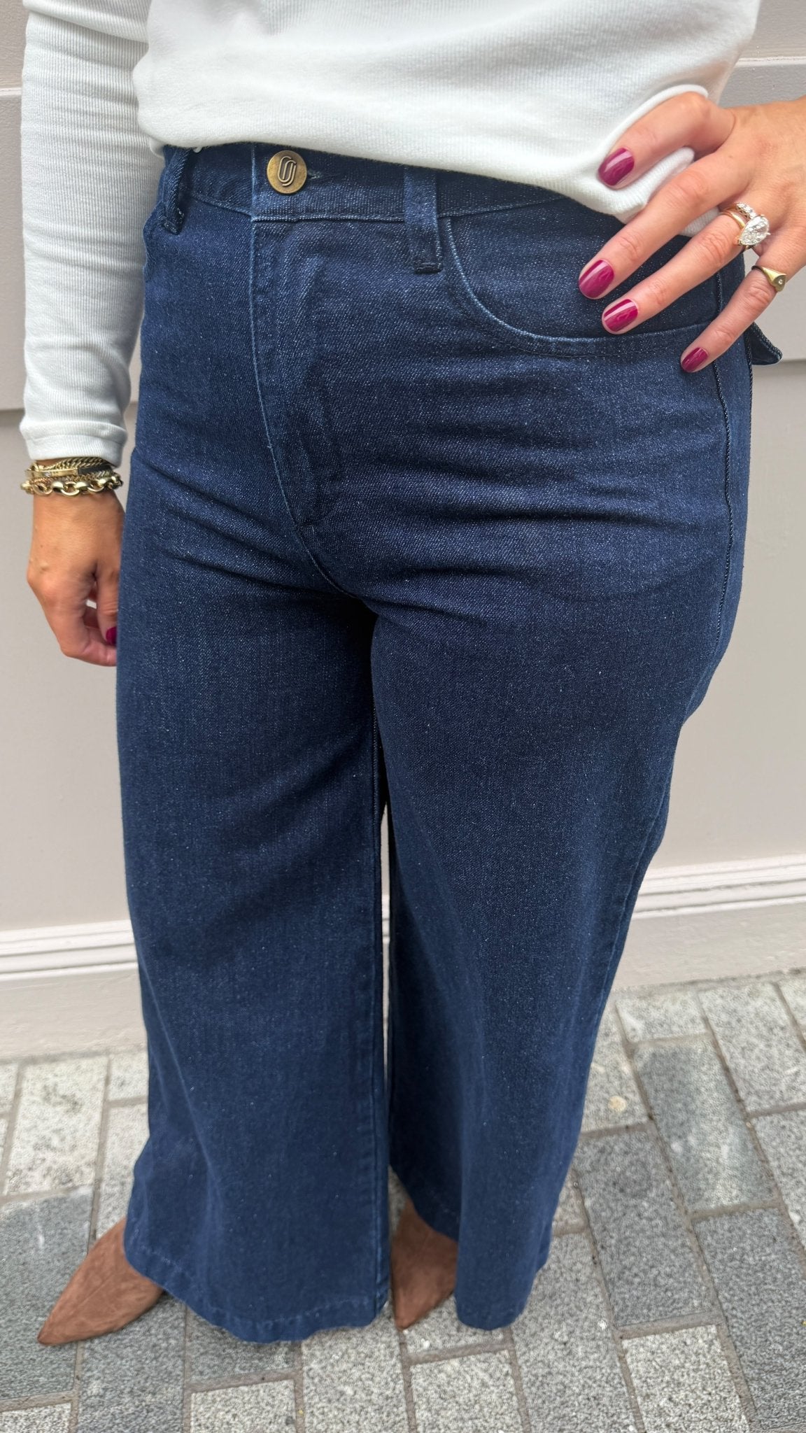 Pepino Palazzo Jeans Wide Leg - Lily's Boutique