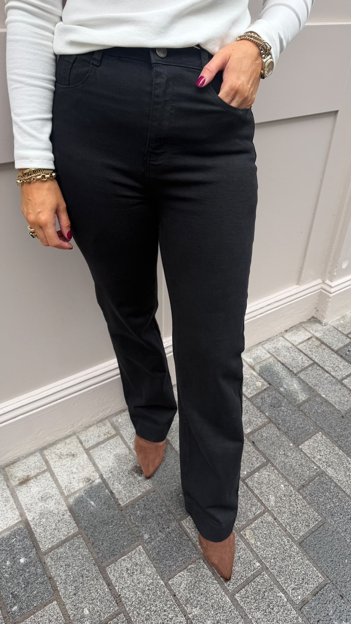 Jenny Black Straight leg Jeans