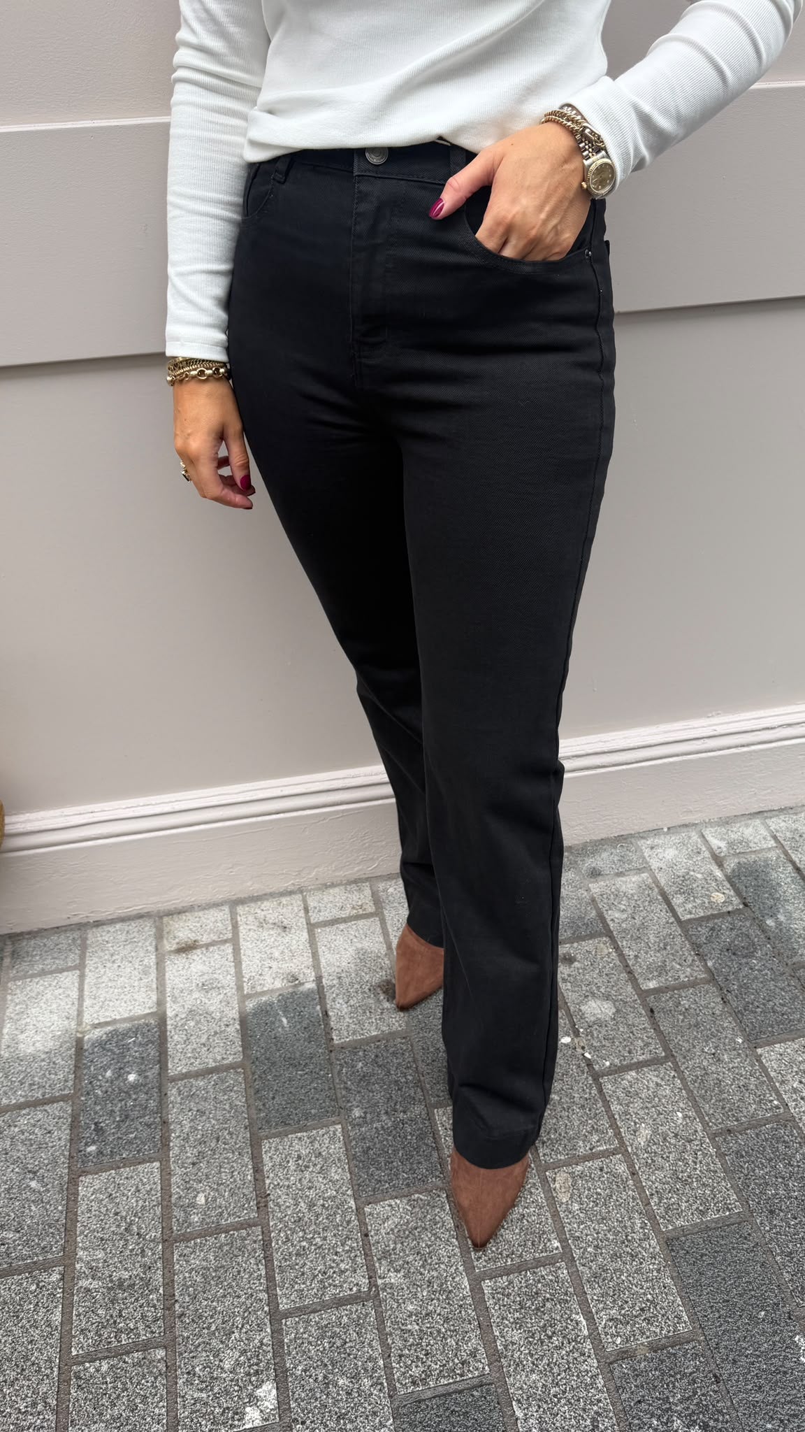 Jenny Black Straight leg Jeans