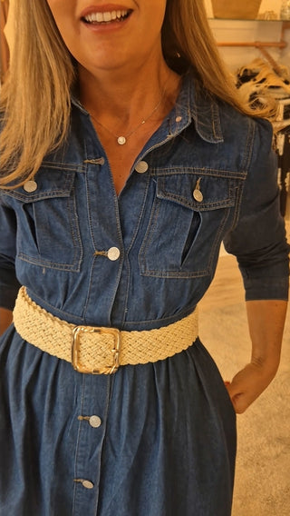 Sally Deep Beige Belt