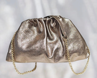Polly Bronze Leather Bag