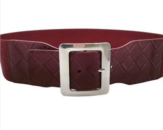Kim Burgundy Belt