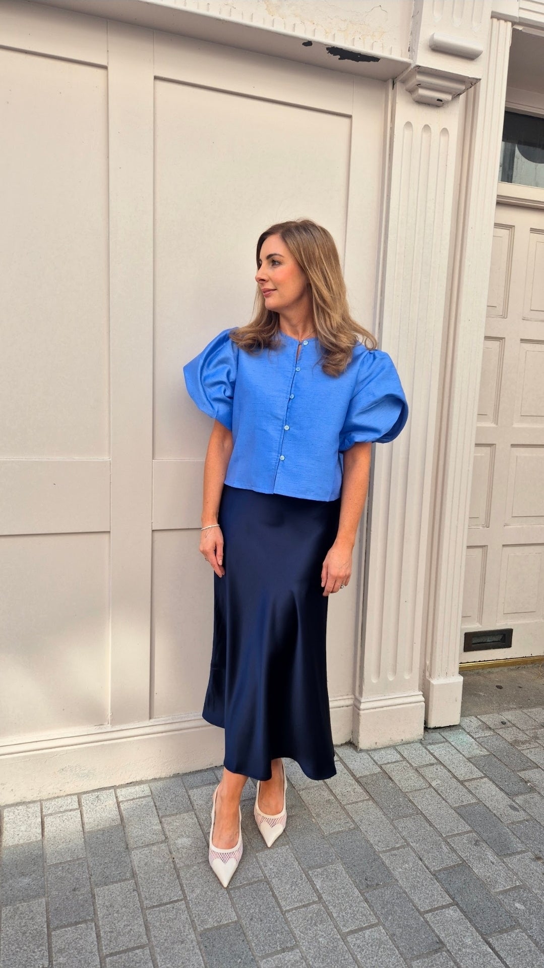 Ella Blue Top/Jacket