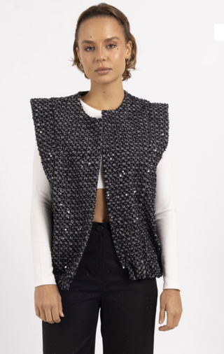 Claire Sleeveless Jacket