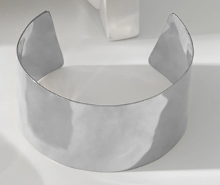 Lenora Bangle Bracelet Silver