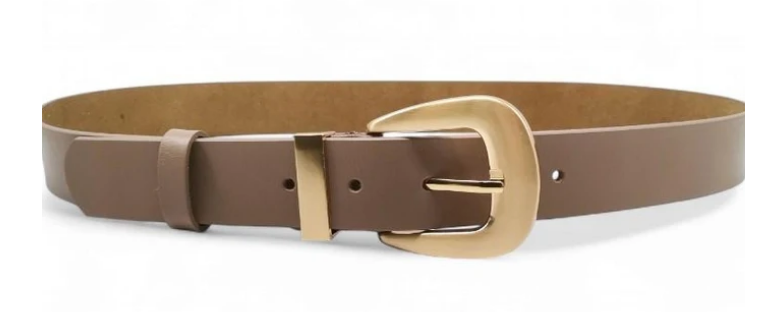 Ellie Red Leather Belt