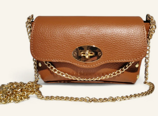 Maya Leather Bag Tan