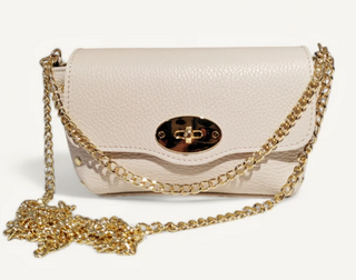 Maya Leather Bag Cream