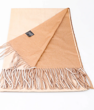 Saskia Cashmere/Wool Scarf Brown