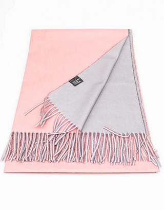 Saskia Cashmere/Wool Scarf Pink