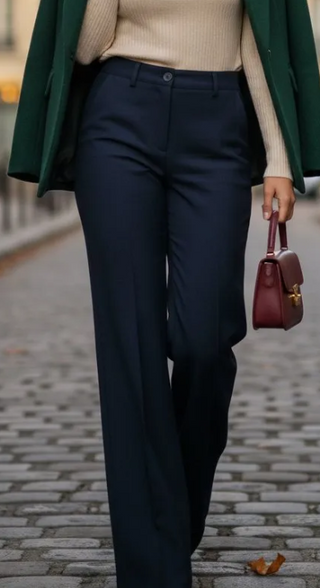 Amy Navy Trousers