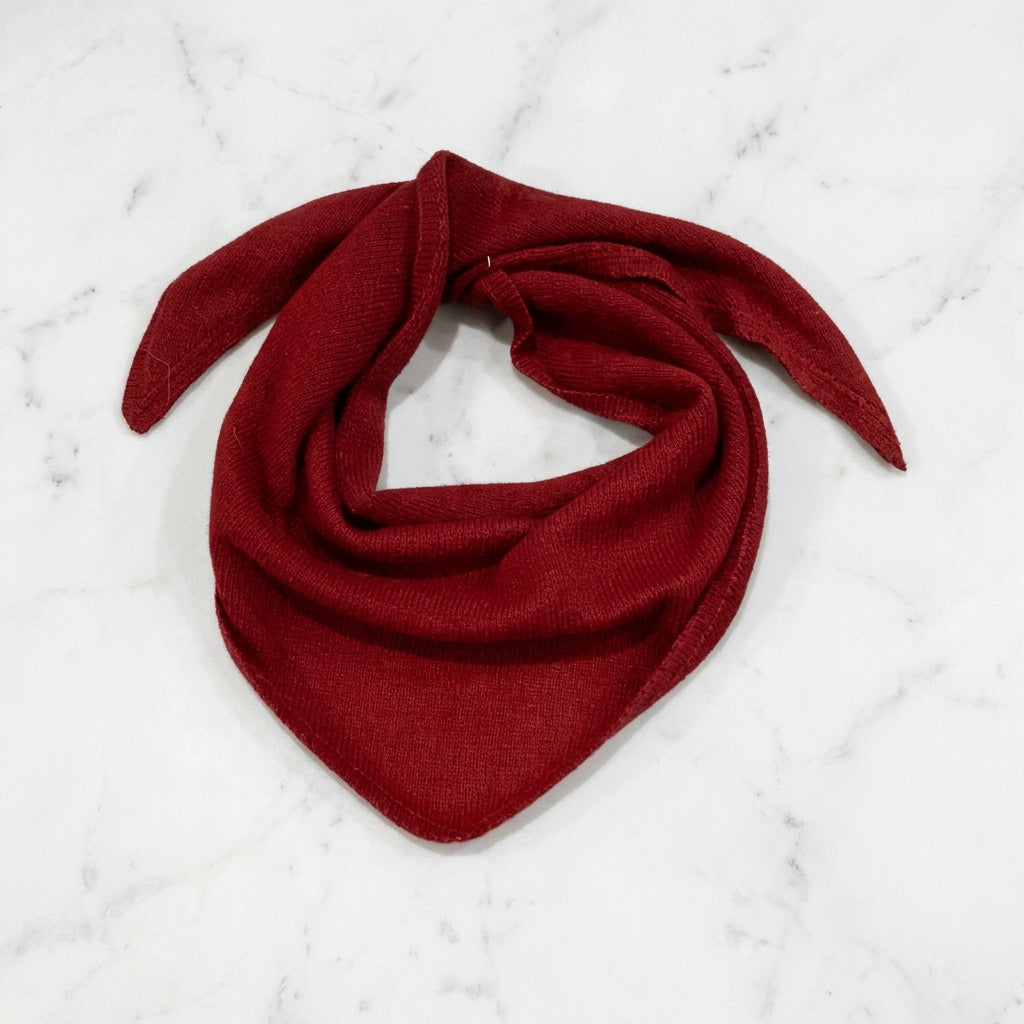 Lottie Cashmere  Blend neck Scarf (Burgundy)