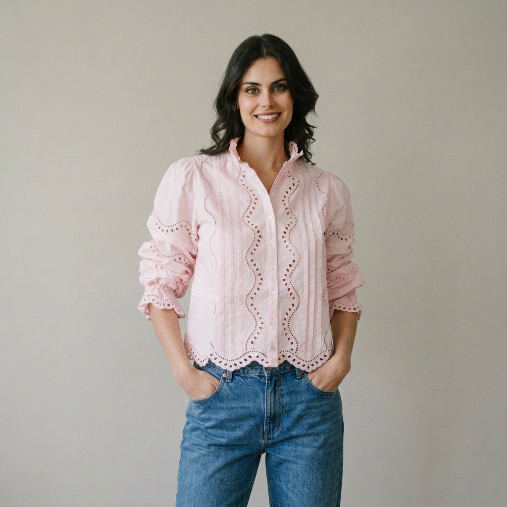 Linda Pink Blouse