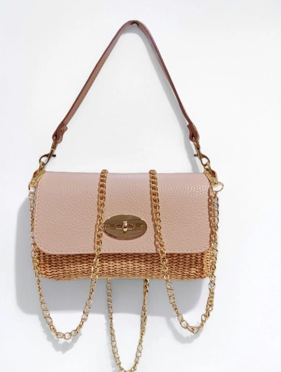 Nadia Crossbody Bag (Blush Pink)