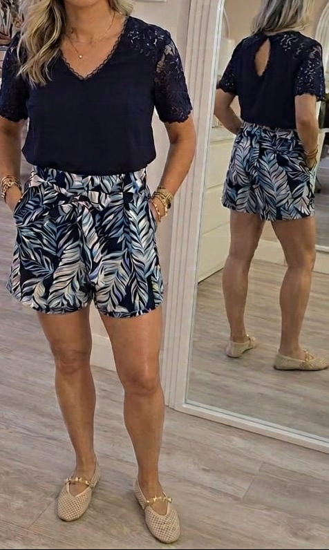 Francesca Blue Shorts