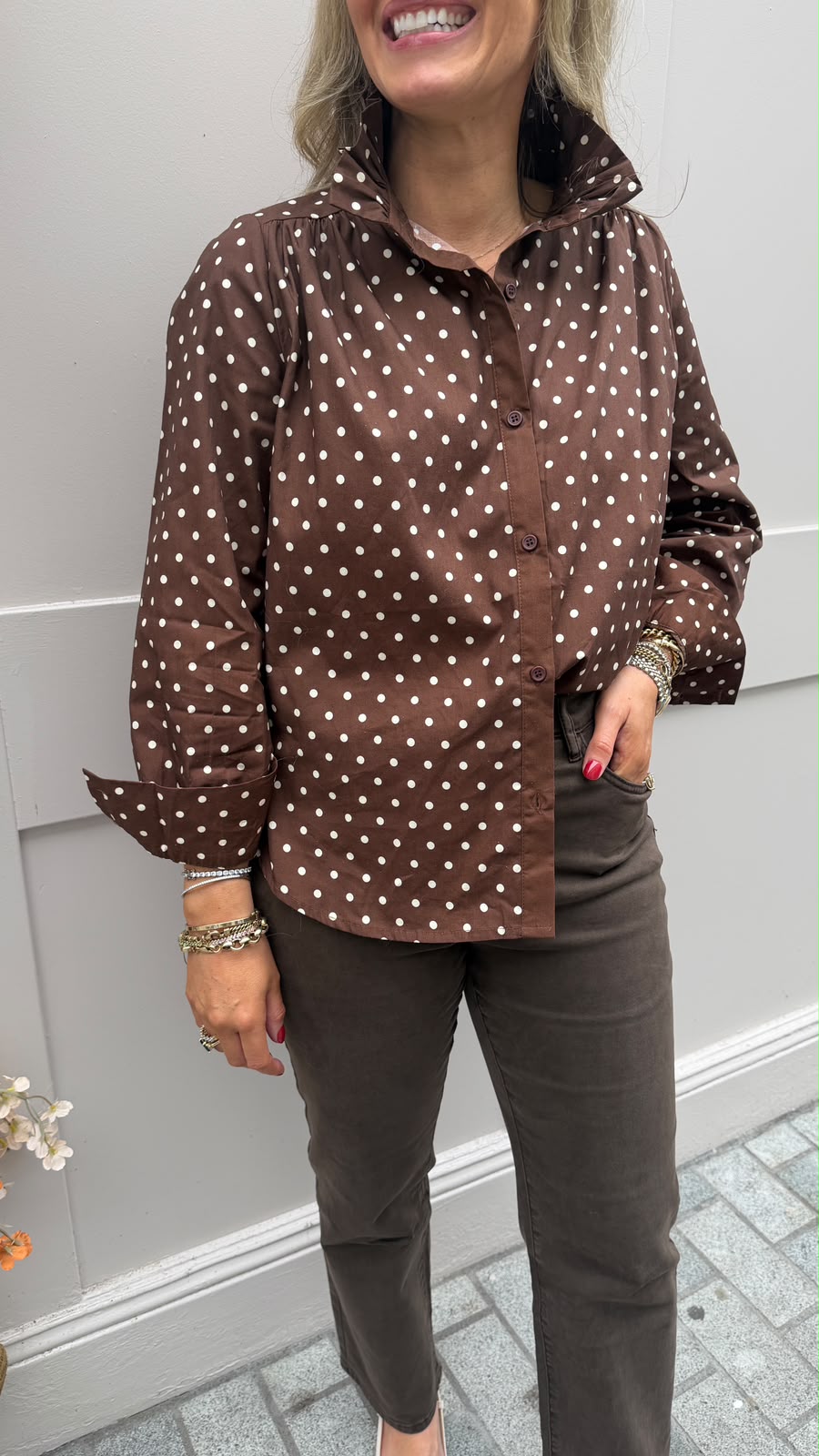 Kyrstie Blouse - Lily's Boutique