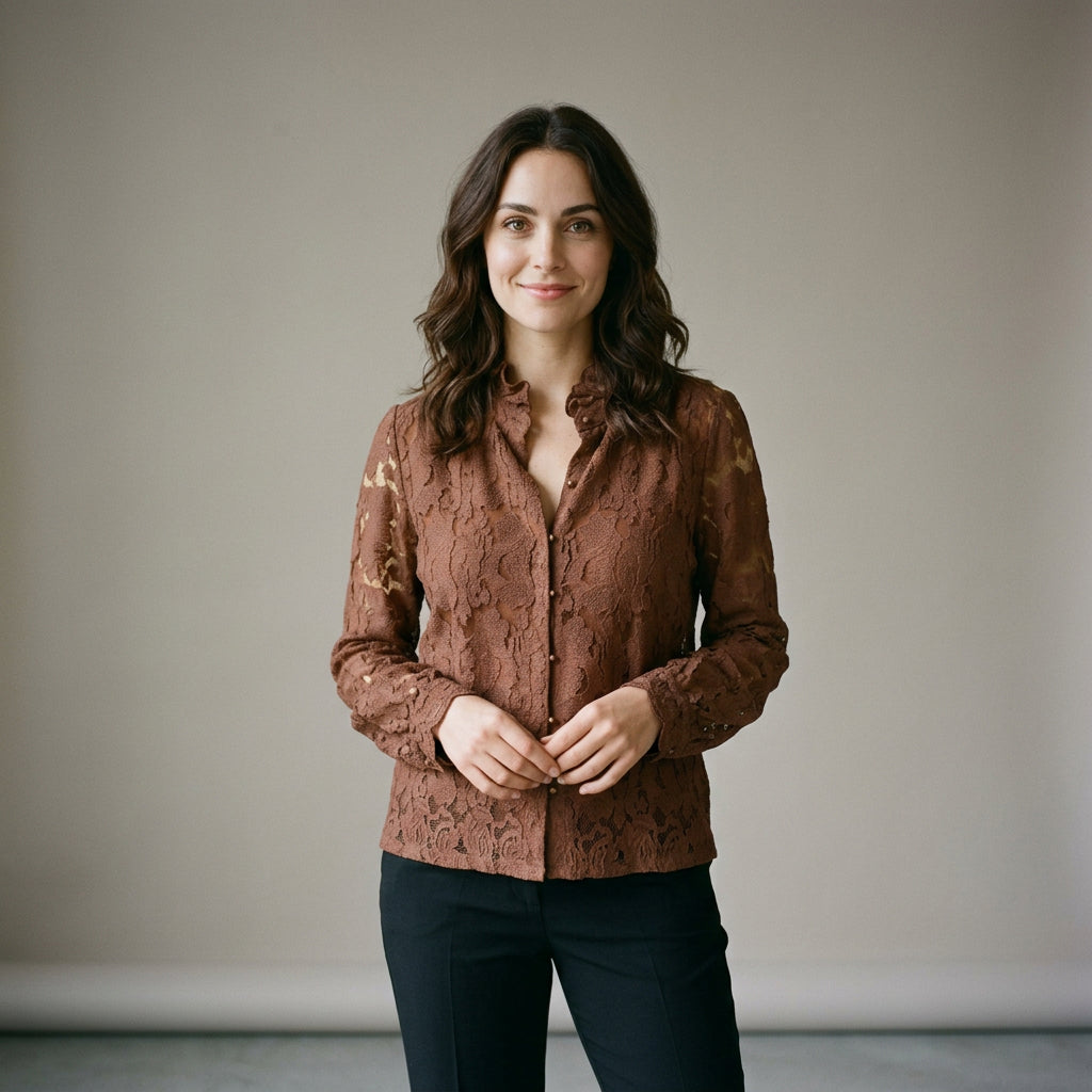Georgia Brown Blouse