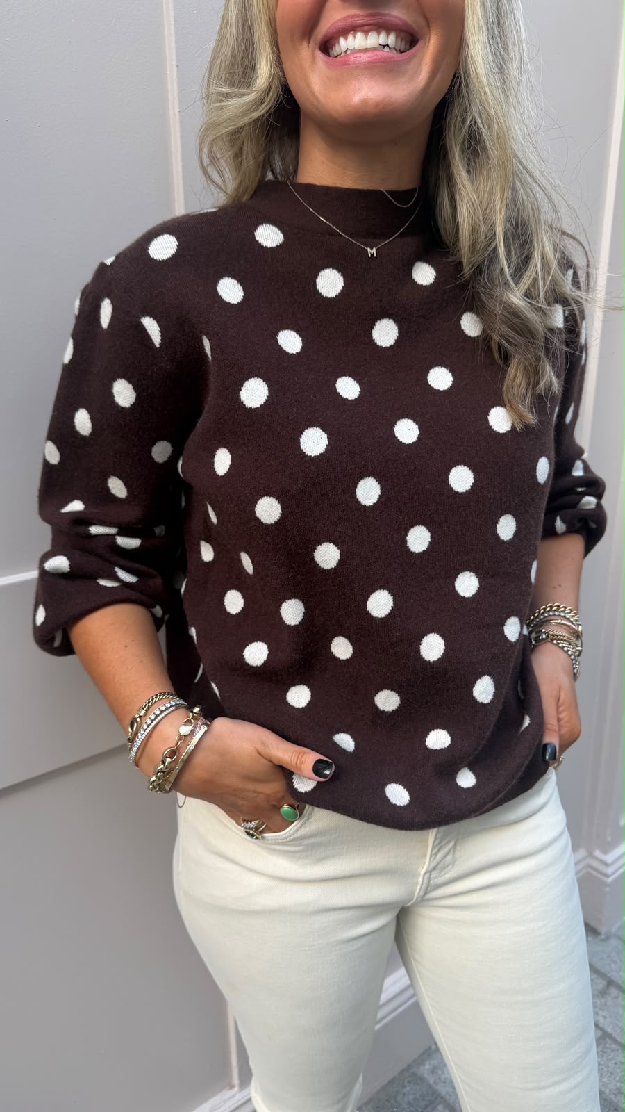 Ina Polka Dot Jumper