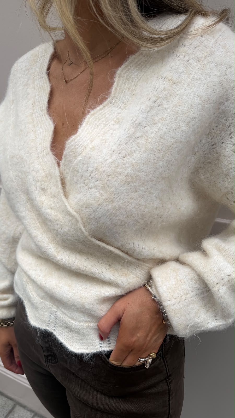 Kyla Wrap Jumper - Lily's Boutique