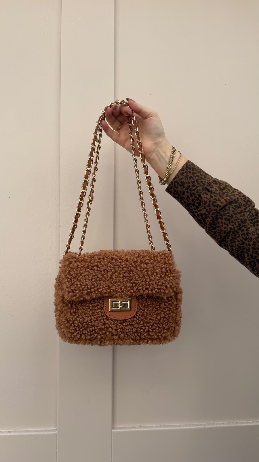 Teddy Bag Tan - Lily's Boutique