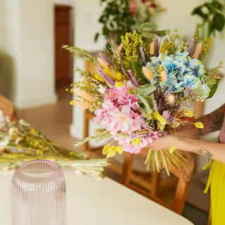 Dried & Silk Flowers Bouquet: Peony Love