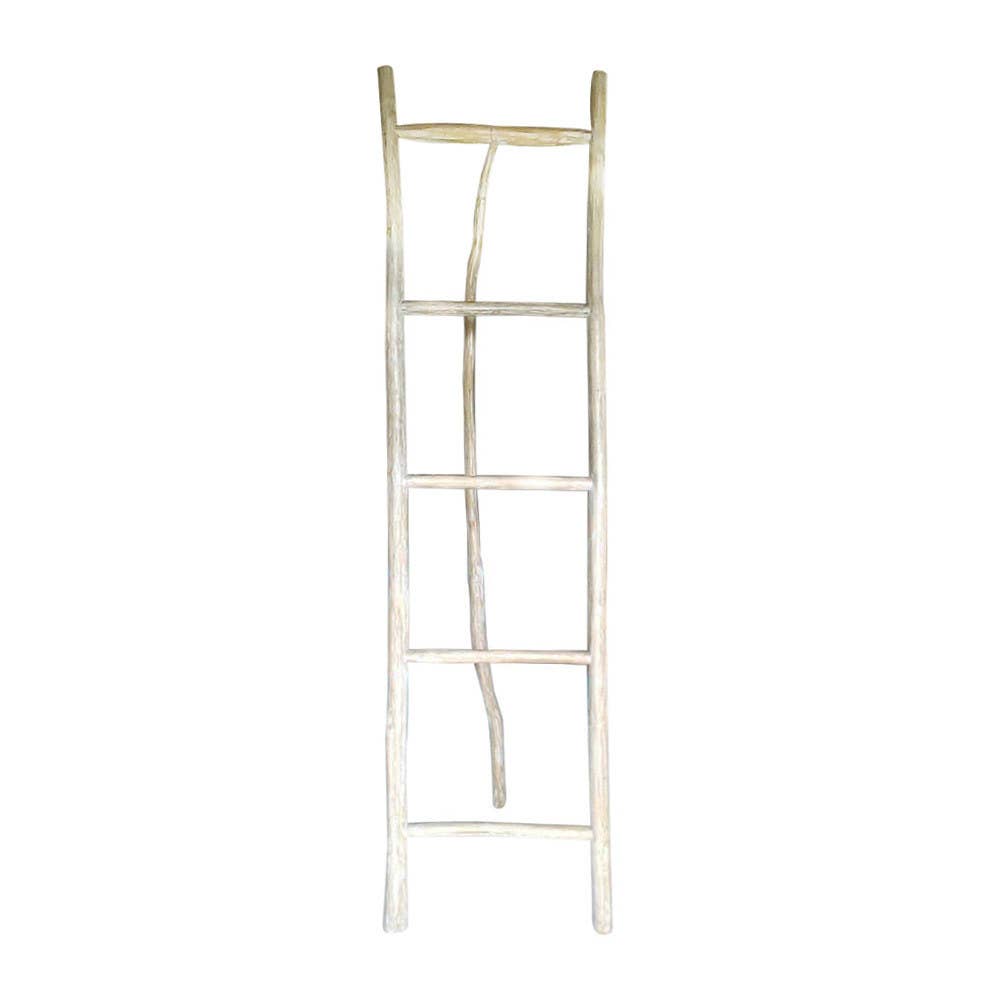 White wooden decoration ladder Kayo XL