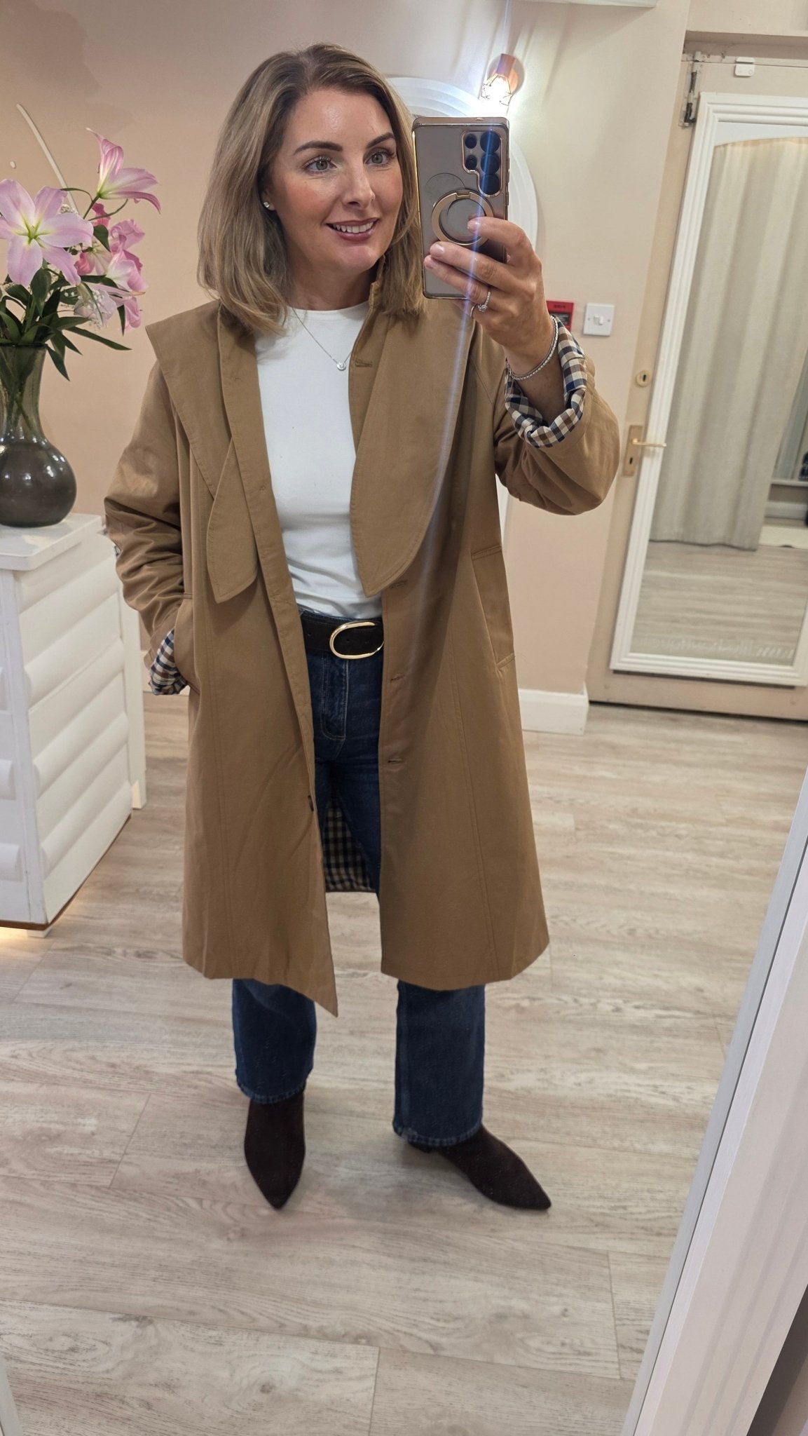 Maeve Trench Coat - Lily's Boutique