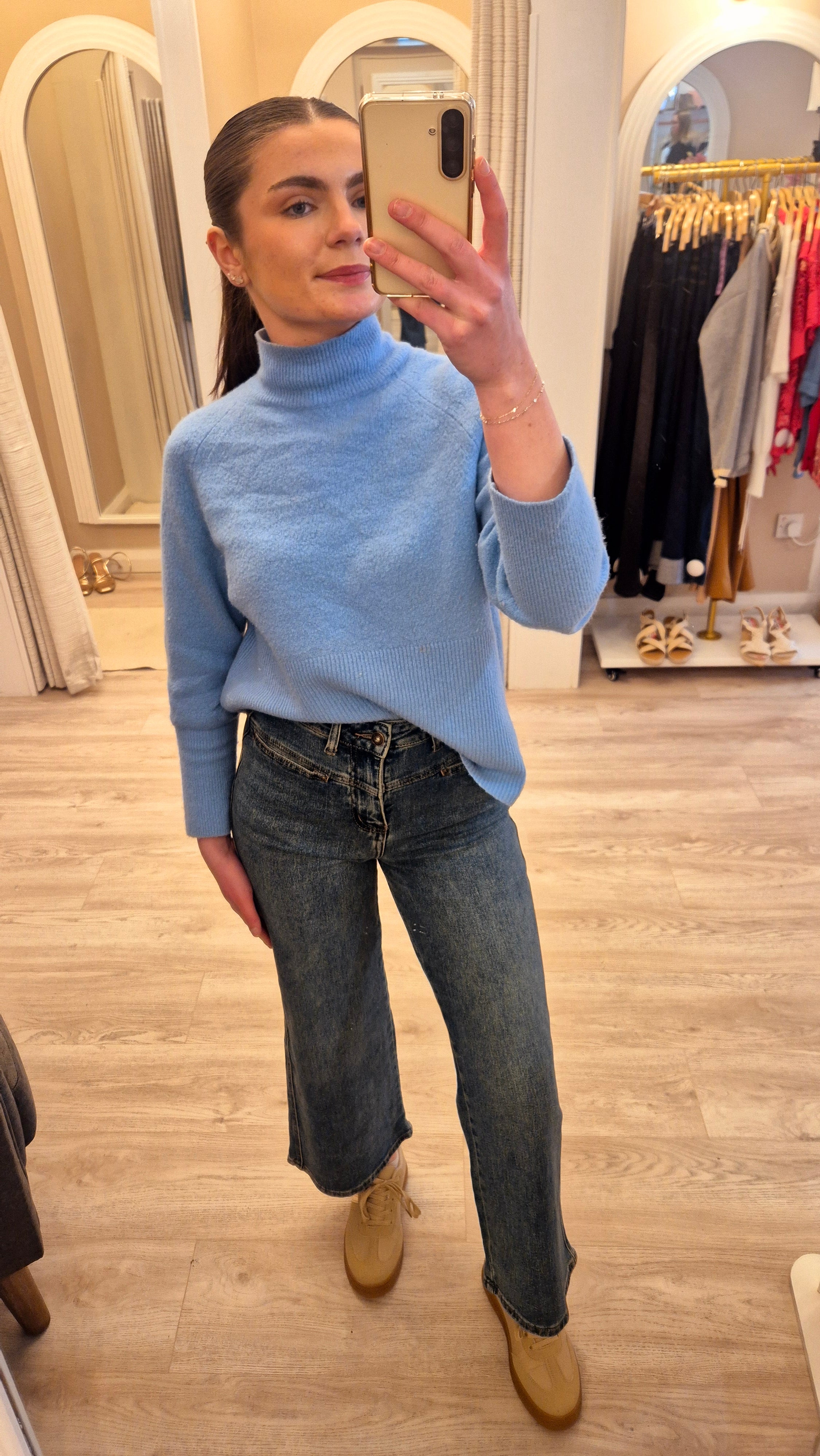 Leah Cropped Straight-Leg Jeans
