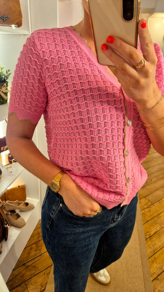 Bryn Pink Jumper/Cardi