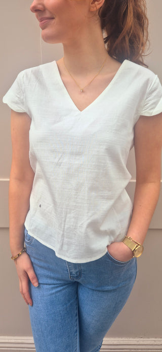 Charlotte Cami Top White