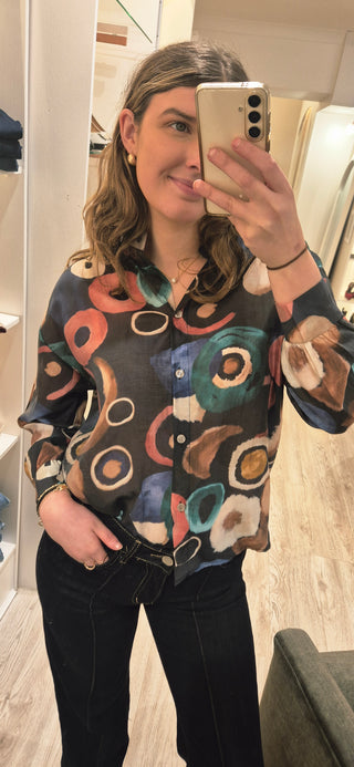 Francesca Top Blue
