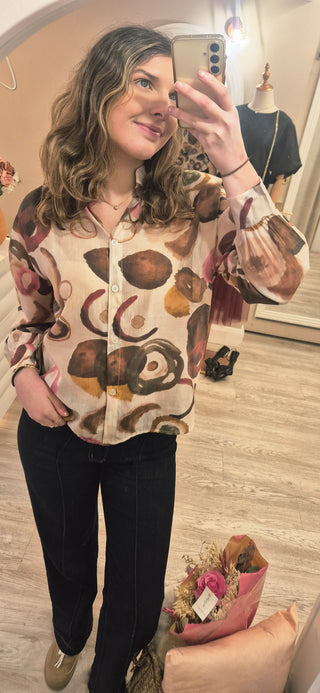 Francesca Top Beige