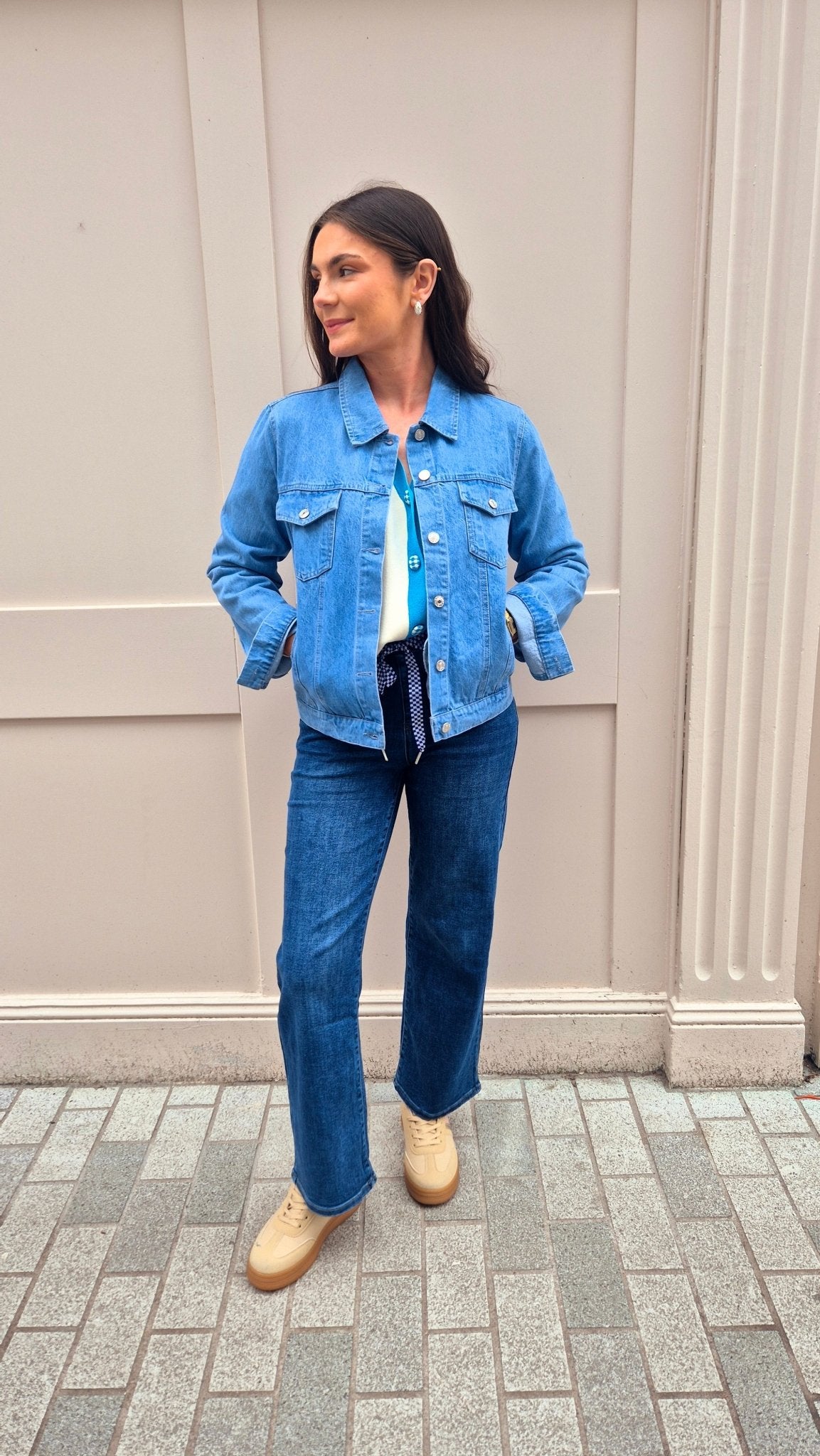 Daria Denim Jacket Light blue - Lily's Boutique