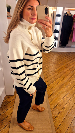 Ezra Striped Cardi