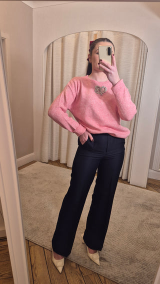 Chloe Navy Trousers