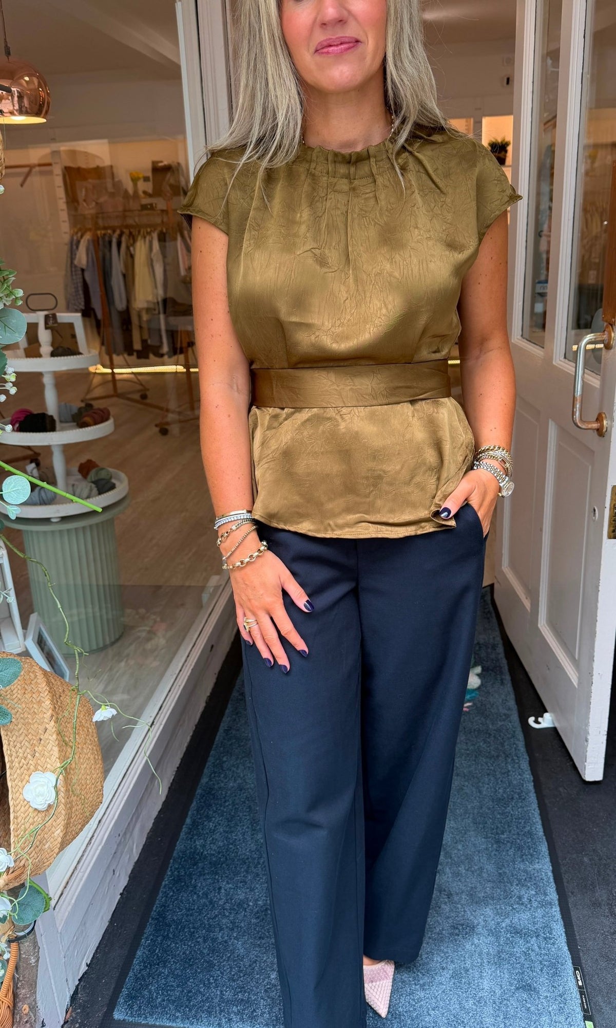 Berni Green Top - Lily's Boutique
