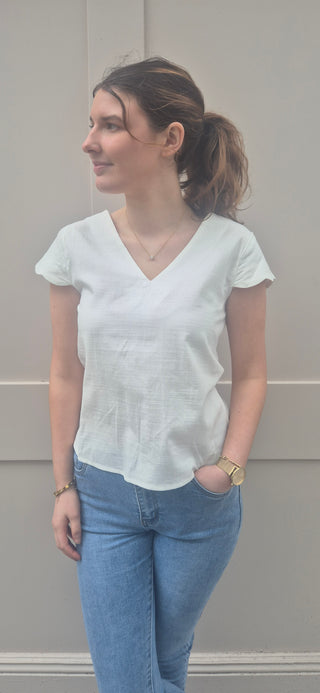 Charlotte Cami Top White
