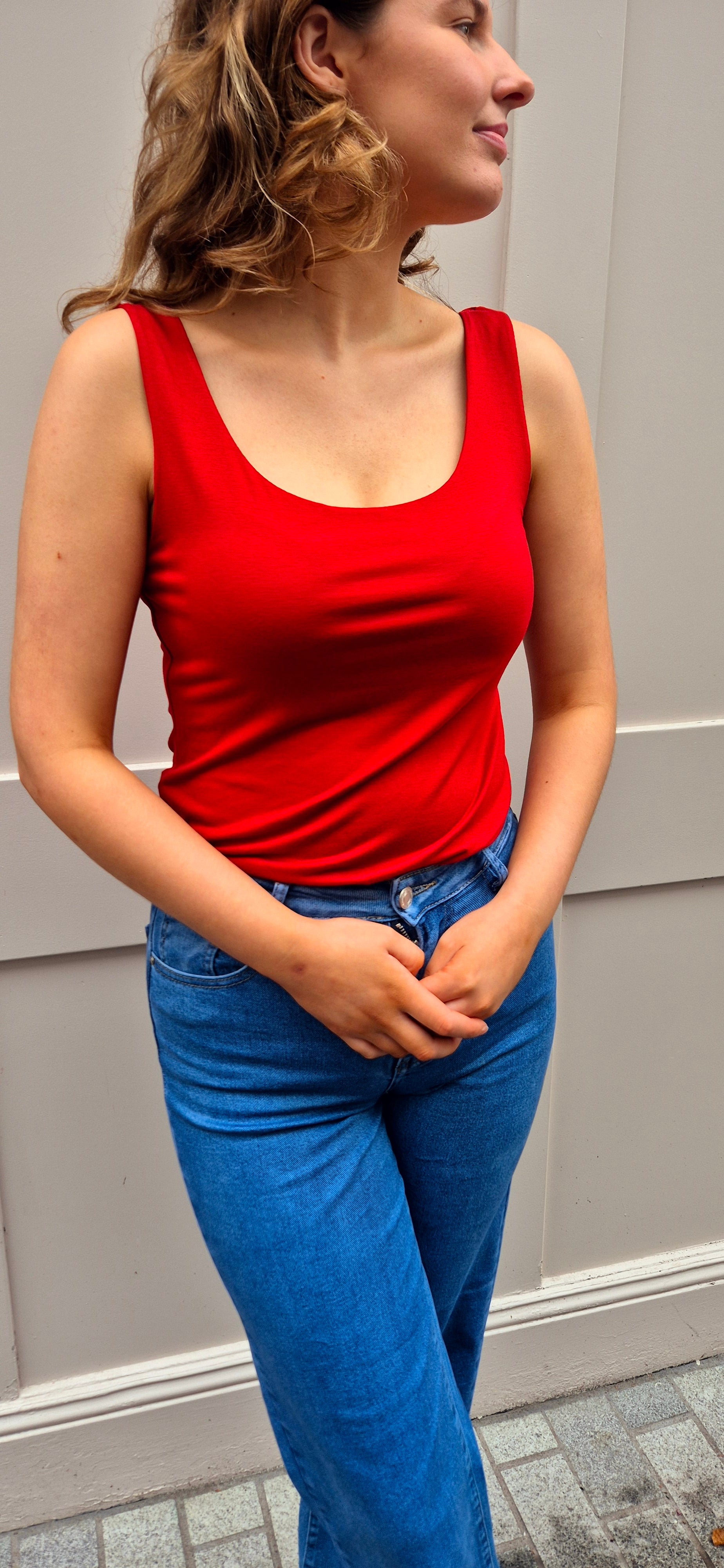 Lenora Cami Burgundy