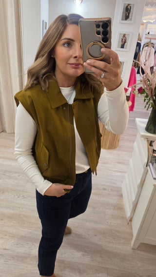 Polly Sleeveless Jacket