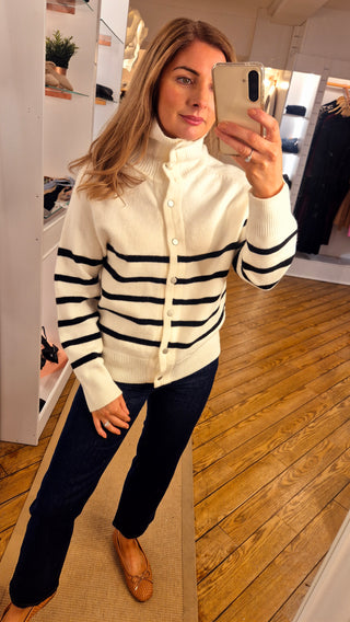 Ezra Striped Cardi