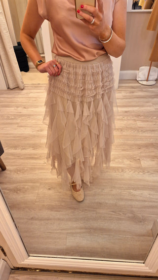 Eloise Cream Tulle Skirt