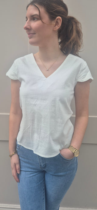 Charlotte Cami Top White