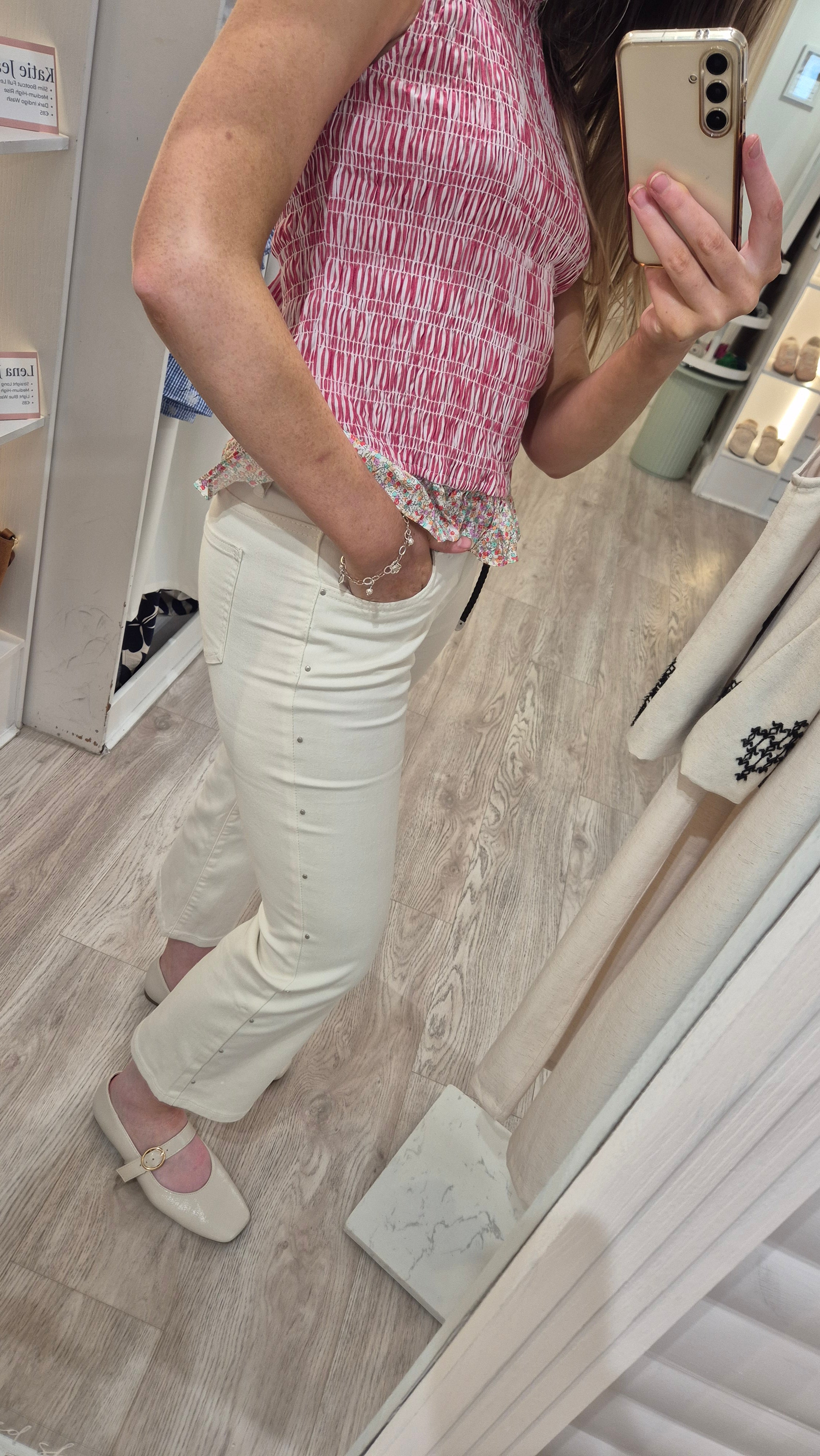 Elisa White Jeans