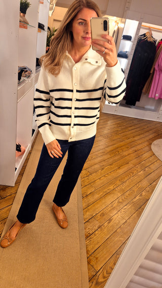 Ezra Striped Cardi