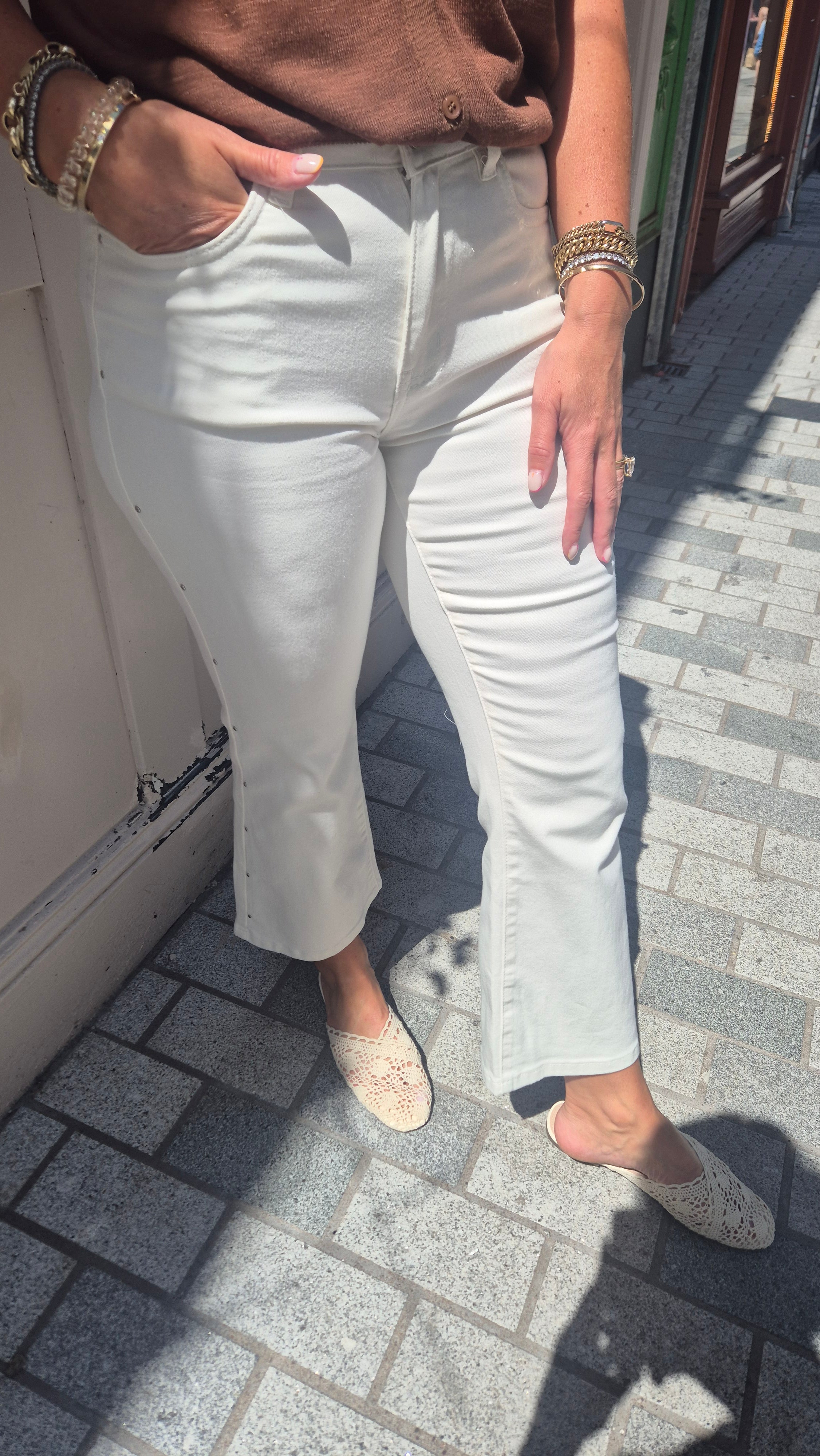 Elisa White Jeans