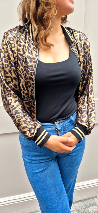 Polly Golden Bomber Jacket